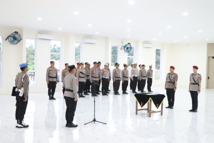 Kapolres Sergai Pimpin Sertijab Kasat Reskrim&nbsp;