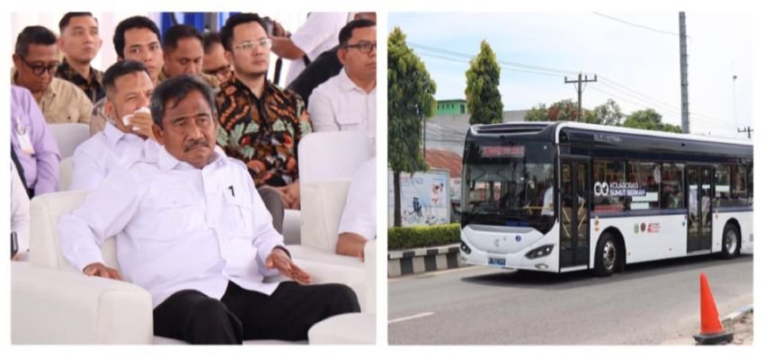 Peresmian BRT Mebidang, Wali Kota Binjai Dukung Transportasi Publik Terintegrasi