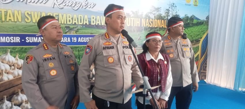 Polda Sumut Siapkan 6,16 Hektare Lahan Dukung Percepatan Swasembada Bawang Putih