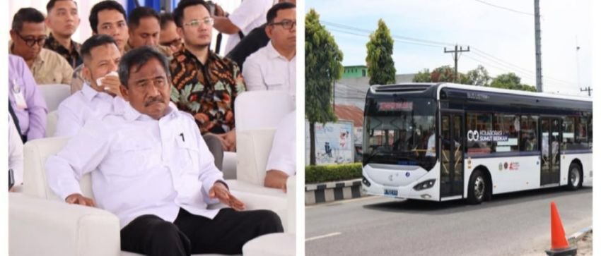 Peresmian BRT Mebidang, Wali Kota Binjai Dukung Transportasi Publik Terintegrasi