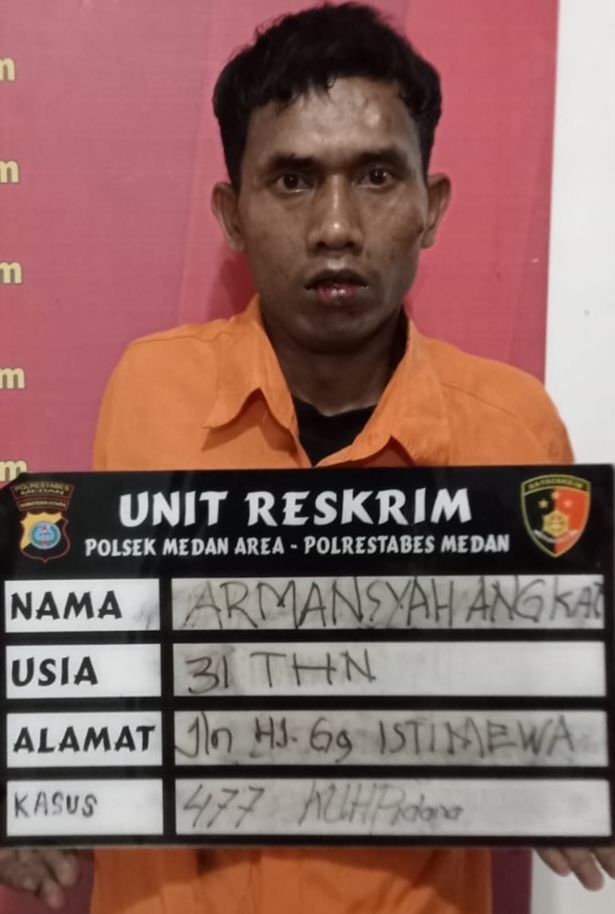 Polsek Medan Area Sergap Residivis Curanmor di Jermal 15 : Pelaku Pemain Tunggal