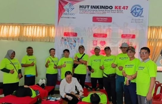 Peringati HUT Ke 47, INKINDO Sumut Gelar Donor Darah dan Berbagai Perlombaan