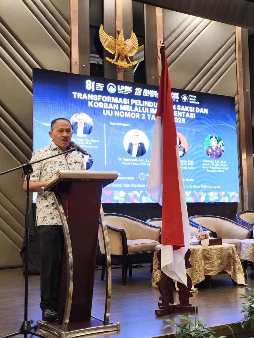 Sosialisasi Undang-Undang Nomor 3 Tahun 2026, Maruli Siahaan Tegaskan Informan Wajib Dapat Perlindungan LPSK