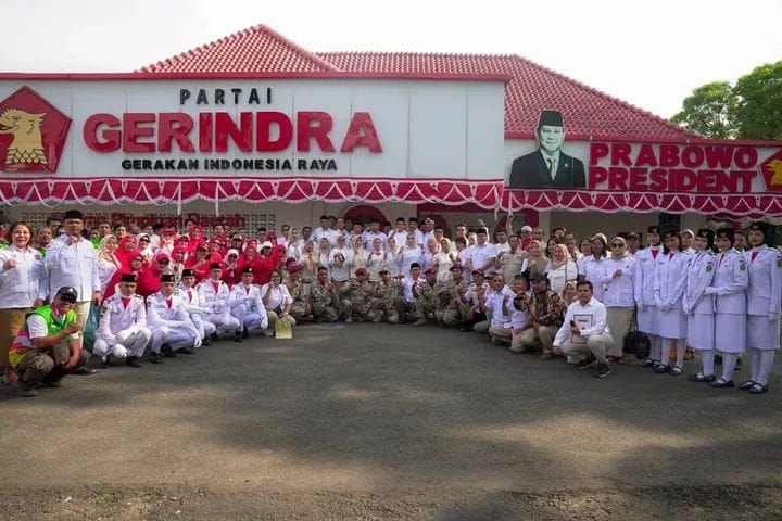 HUT RI di Gerindra Sumut, Dr. Sugiat Ingatkan Kader Partai Siapkan Diri Raih Indonesia Emas
