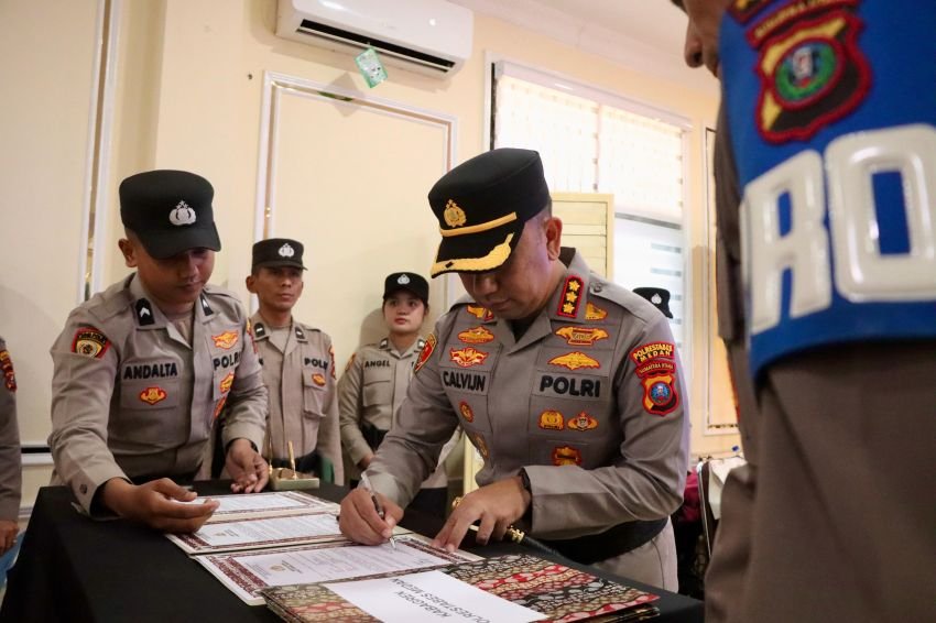 Kapolrestabes Medan Pimpin Sertijab dan Pisah Sambut PJU : Pentingnya Profesionalisme dan Soliditas