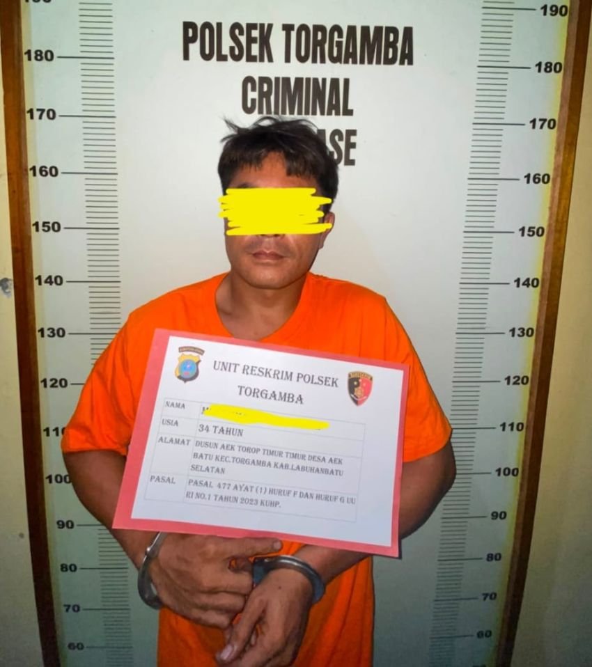 Pencuri SDN 20 Aek Batu Diciduk, Polisi Sikat Pelaku Tanpa Beri Celah