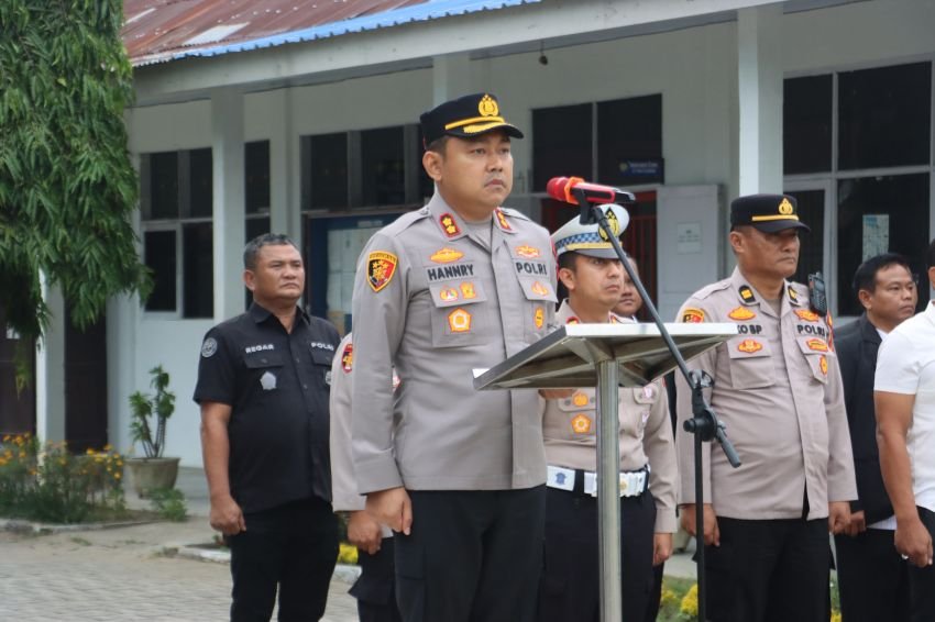 Kapolres Langkat Ingatkan Para Siswa Jauhi Narkoba dan Geng Motor