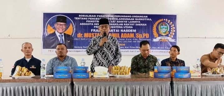 dr Mustafa Kamil Adam,Sp.PD : Aparat Penegak Hukum Harus Lebih Serius Berantas Narkoba