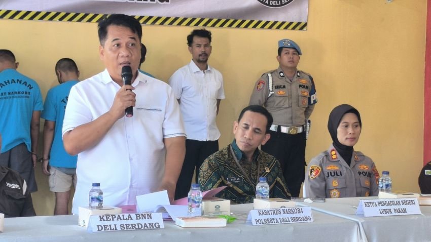 Musnahkan 1,2 Kg Sabu, Polresta Deli Serdang Selamatkan  Ribuan Jiwa Dari Bahaya Narkoba