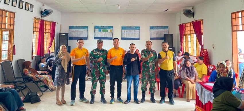 PMI Langkat, Forkopimcam dan SPN Hinai Himpun 70 Kantong Darah, Semarakkan HUT RI ke-81