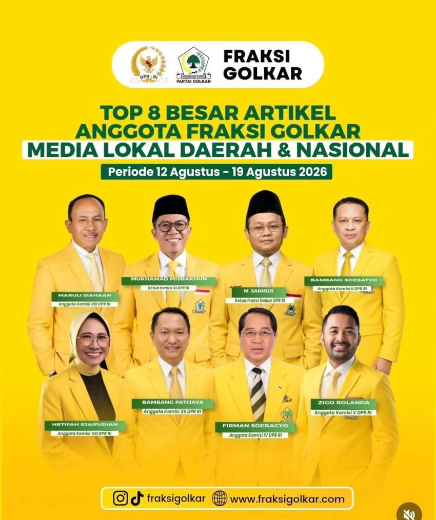 Maruli Siahaan Tempati Posisi Teratas Pemberitaan Anggota Fraksi Golkar, Tegaskan Media sebagai Jembatan Aspirasi Masyarakat