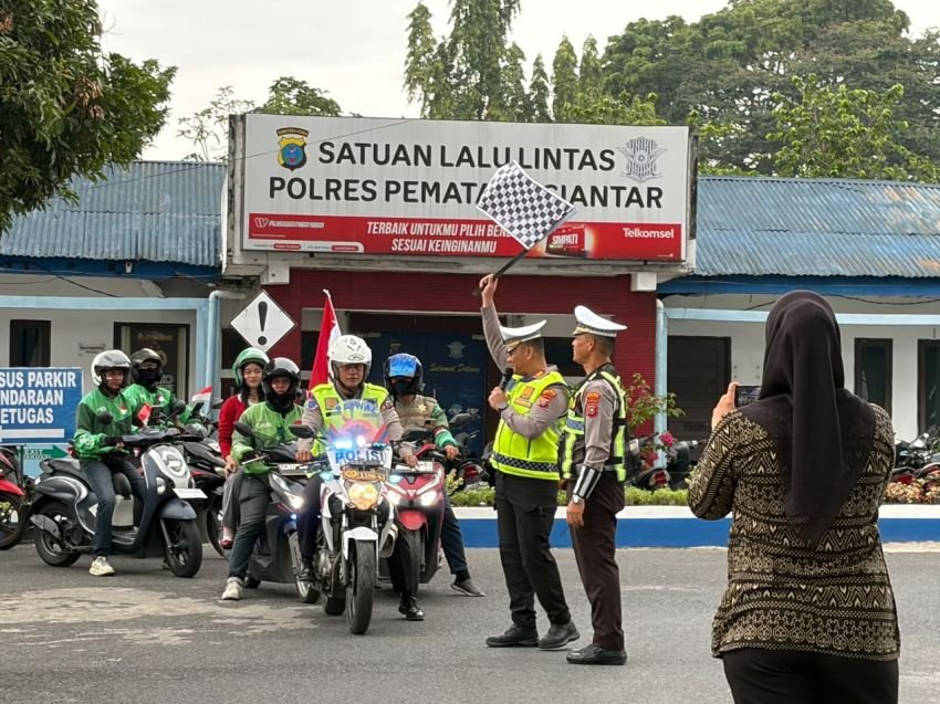 Sat Lantas Polres Pematangsiantar Gandeng Grab Wujudkan Keselamatan Berlalu Lintas
