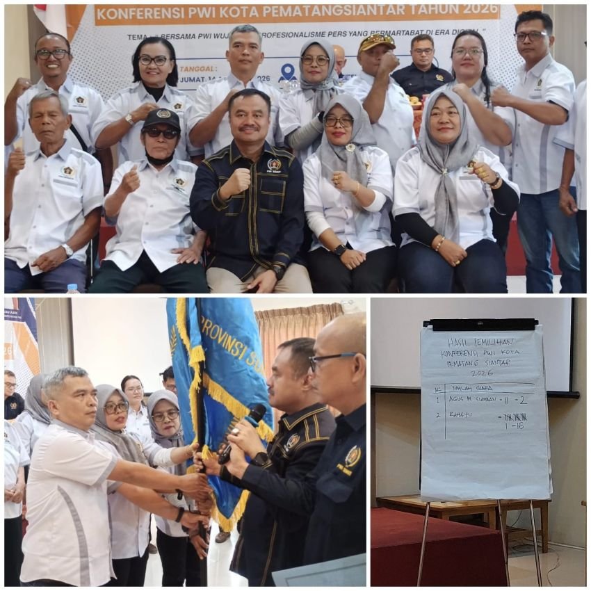 Pimpin PWI Pematangsiantar, Rahayu Menang Telak Raih 16 Suara