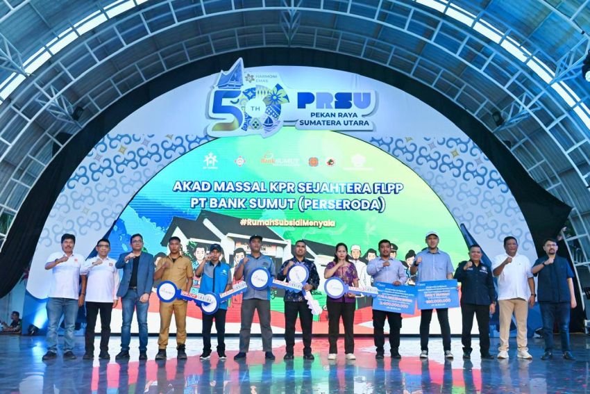 Bank Sumut Wujudkan Impian Masyarakat Miliki Rumah melalui Akad Massal KPR Sejahtera FLPP