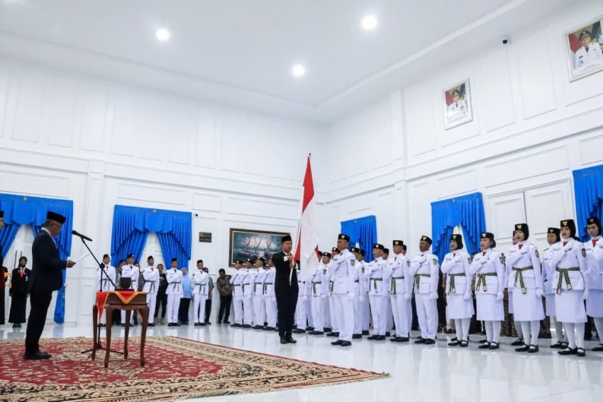 33 Anggota Paskibraka Sergai 2026 Dikukuhkan, Siap Emban Tugas