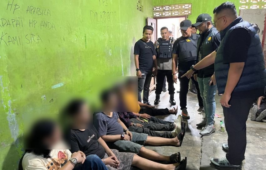 Lagi, Polrestabes Medan Geruduk Dua Sarang Narkoba Mangkubumi, 2 Pengedar, 7 Pemakai Diangkut