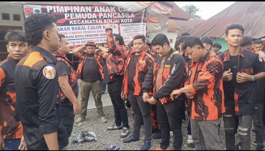 Di Binjai, Ratusan Kader Ormas '3 Huruf' Masuk Sapma PP