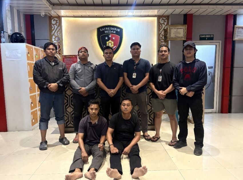 Polrestabes Medan Tangkap 2 Penadah Mobil, Pencuri Masih Diburu
