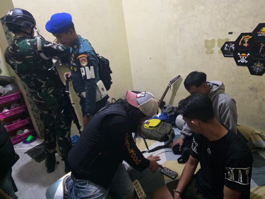 Pomal Kodaeral I Razia THM di Langkat dan Binjai, Sita Empat Sajam Dari Pengunjung