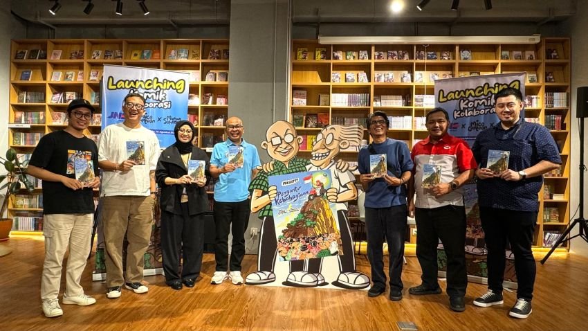 JNE dan Penerbit GRASINDO Luncurkan Komik Pengantar Kebahagiaan, Angkat Kisah Para Kurir