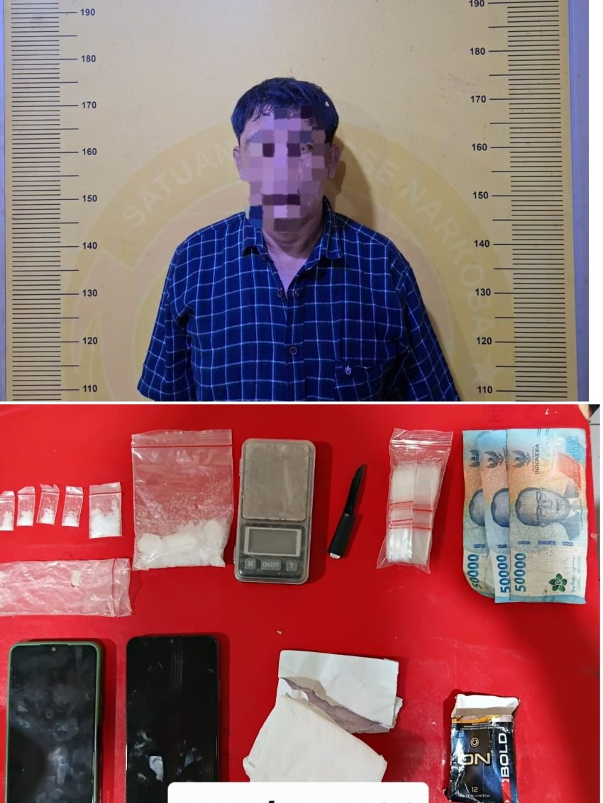 Timsus Anti Narkoba Polres Asahan Amankan Pengedar dengan Barang Bukti 63,67 Gram Sabu