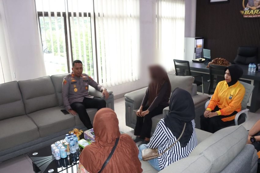 Kapolres Batu Bara Berikan Trauma Healing dan Dukungan Pendidikan kepada Anak Korban Tindak Pidana Asusila