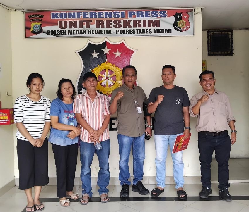Keluarga Korban Minta Polsek Helvetia Ungkap Tuntas Kematian Roberton Nainggolan