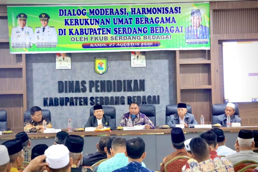 Bupati Sergai Ajak FKUB Perkuat Moderasi Beragama dan Tangkal Hoaks