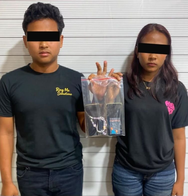 Polrestabes Medan Ungkap Kasus Narkoba : Sepasang Remaja Kompak Jual XTC Ditangkap