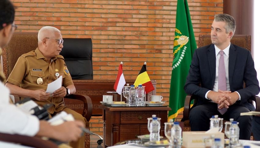 Wagub Surya Tawarkan Potensi Investasi Sumut kepada Duta Besar Belgia