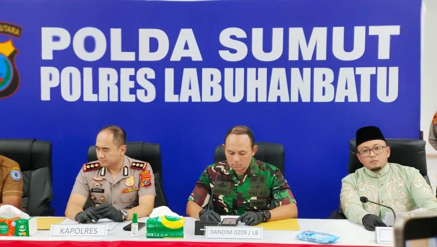 Satreskoba Polres Labuhanbatu Gagalkan Penyeludupan Narkotika Jaringan Internasional, Dandim 0209/LB: Visi dan Misi Kami Sama