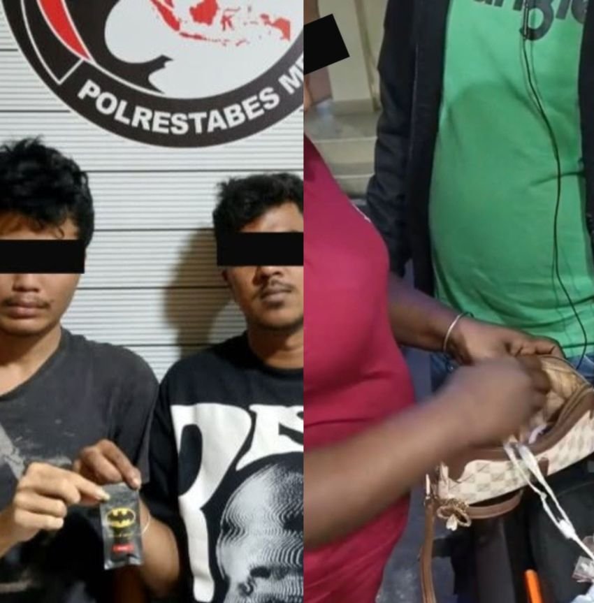 Polrestabes Medan Gulung Bandar dan Pengedar Pod Getar Saat Transaksi di Apartemen