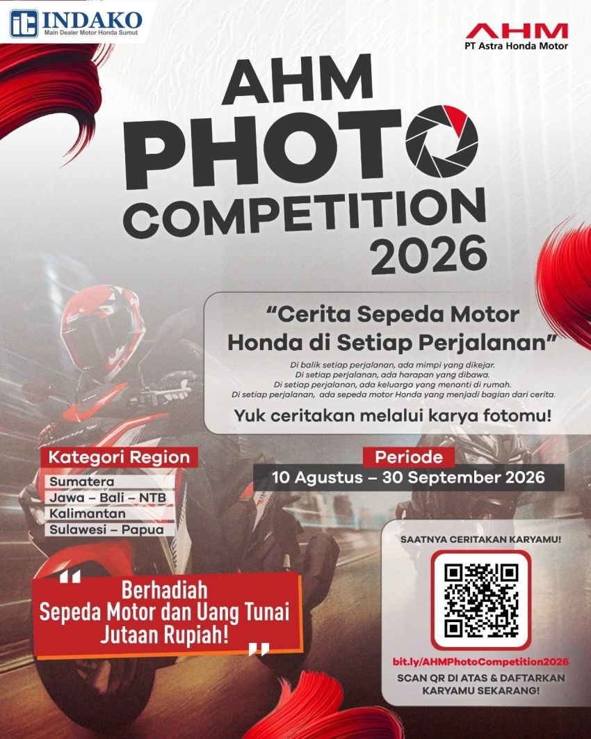 Abadikan Cerita di Setiap Perjalanan, AHM Gelar Photo Competition 2026 Berhadiah Motor dan Uang Tunai