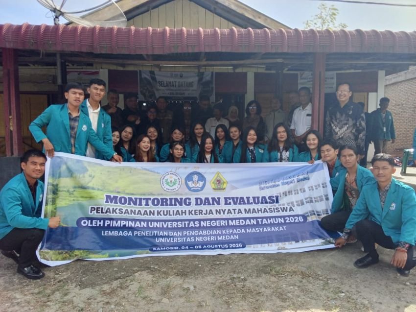 Rektor UNIMED Tinjau KKN di Samosir, Apresiasi Inovasi Mahasiswa Dalam Pengelolaan Limbah dan Pertanian Ramah Lingkungan