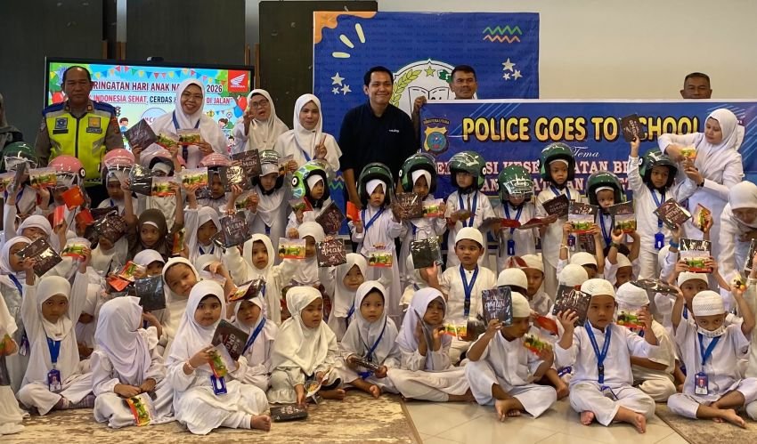 Ajak Anak Pahami Pentingnya Helm, Indako Honda Tanamkan Cari Aman Sejak Dini