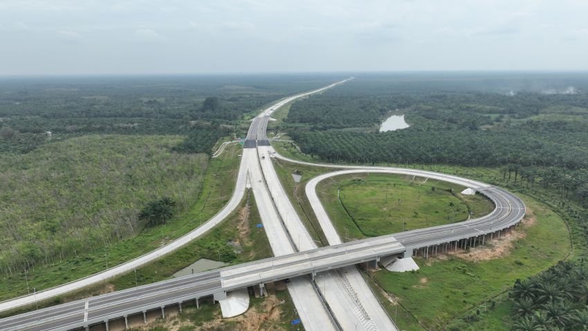 Pemeliharaan Oprit Jembatan Batang Serangan, Hutama Karya Uji Coba Contraflow di Tol Binjai&ndash;Langsa