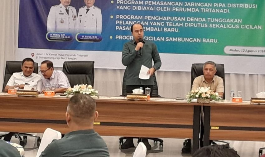 Dukung Program Gubernur Sumut, Perumda Tirtanadi Gratiskan Biaya Pemasangan Pipa Distribusi Air Bersih ke Masyarakat