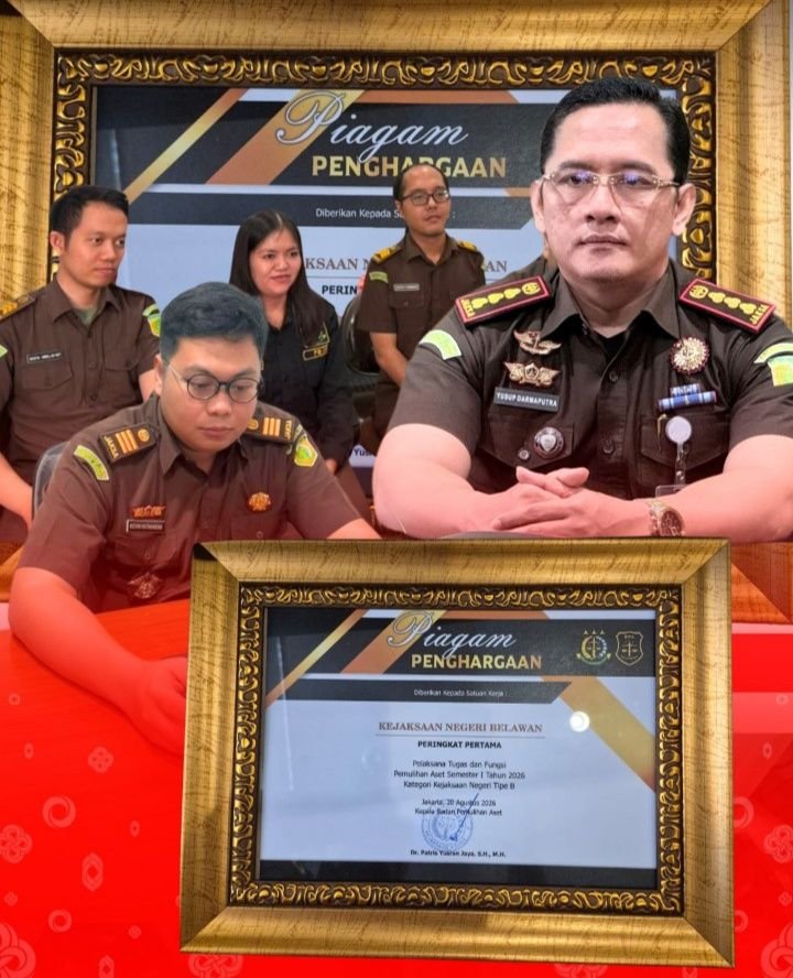 Kejari Belawan Raih Peringkat Pertama Pelaksanaan Tugas dan Fungsi PAPBB