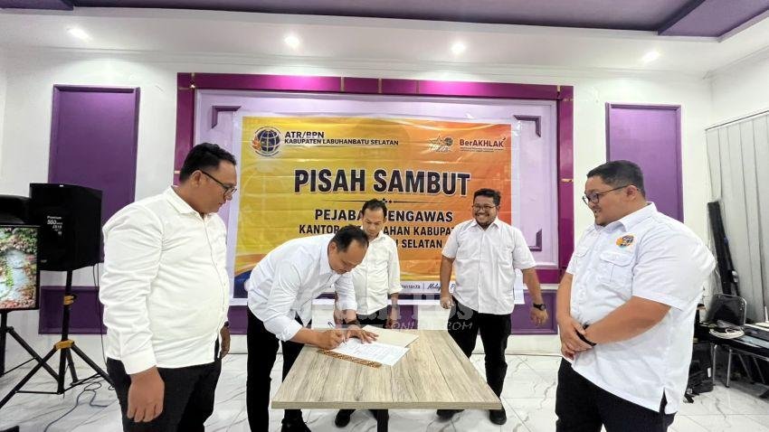 Pisah Sambut Pejabat BPN Labusel, Jabatan Berganti, Sinergi dan Pengabdian Tetap Menyala