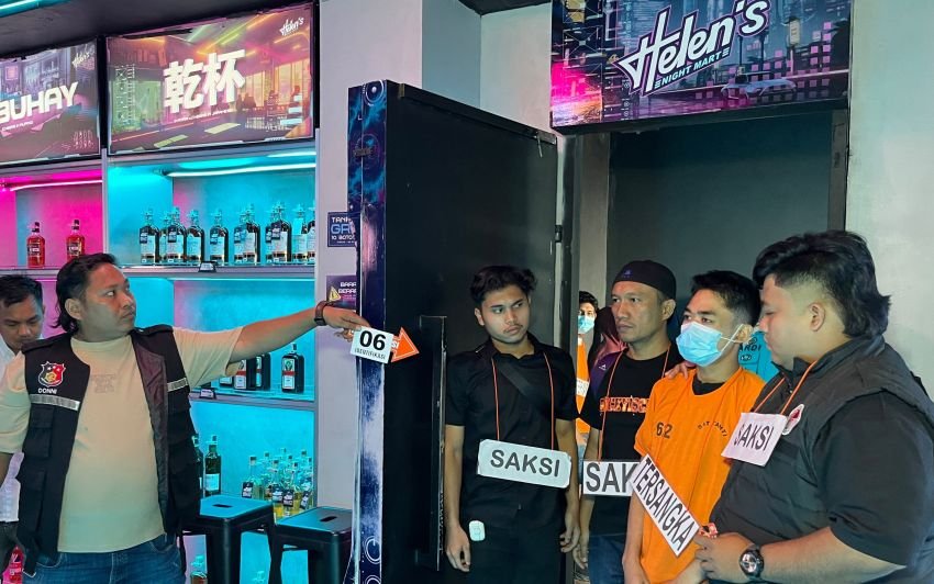 Polrestabes Medan Temukan Fakta Baru Saat Pra Rekontruksi THM Helen&rsquo;s : Tampilkan 11 Adegan