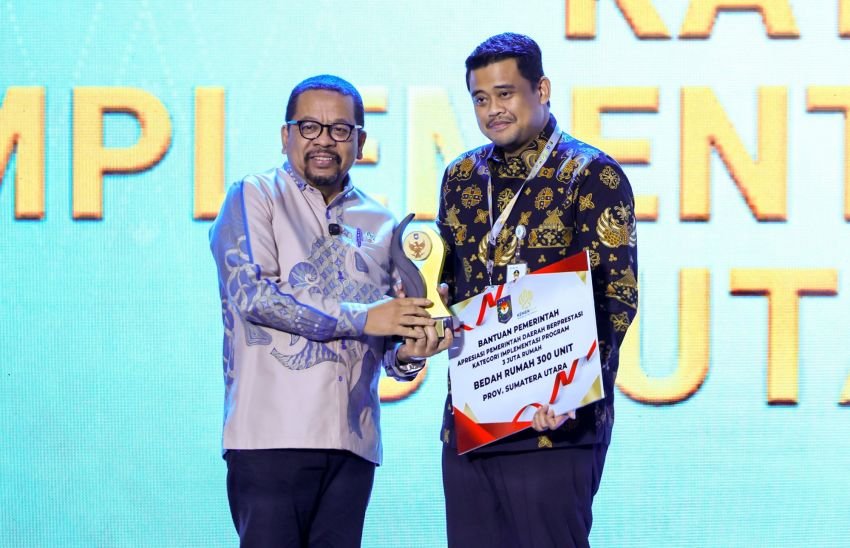 Bobby Nasution Terima Penghargaan, Sumut Terbaik I Implementasi Program 3 Juta Rumah