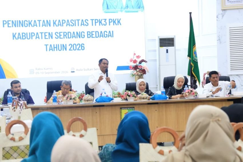 Pelantikan HIMPAUDI, Bupati Sergai : " Harus Jadi Titik Tolak Memajukan PAUD"