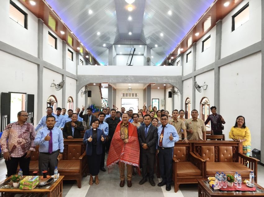 Maruli Siahaan Hadiri Pesta Pembangunan Plafon Gereja HKI Cendana Asri Tanjung Morawa,