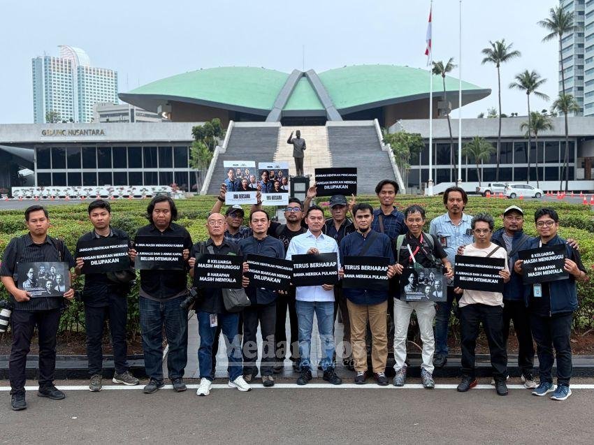 KWP Gelar Doa Bersama Bentuk Solidaritas untuk 5 Wartawan dan 3 ABK yang Hilang