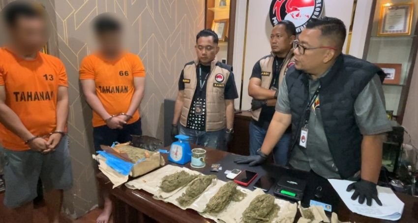 Polrestabes Medan Gerebek Kosan Jalan Garpu Disulap Jadi Gudang Narkoba : BD dan Pengedar Diciduk di Parkiran Hotel
