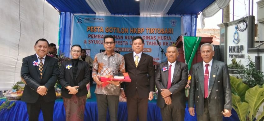 Maruli Siahaan Dukung Pembangunan Gereja HKBP Tirtosari