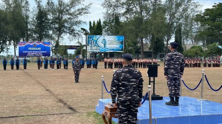Gembleng Generasi Bahari, Kodaeral I Kobarkan Semangat Patriotisme 100 Pelajar Dalam Parsami KKRI Di Lhokseumawe