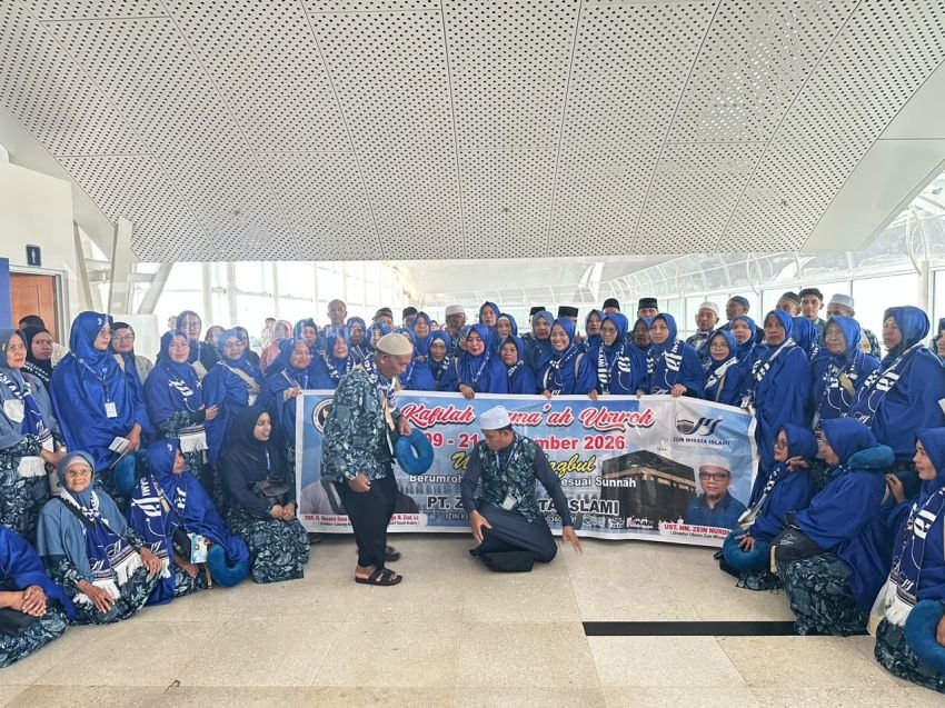 ZEIN Wisata Islami Kembali Berangkatkan 71 Jamaah Umroh Usai Erupsi Sinabung