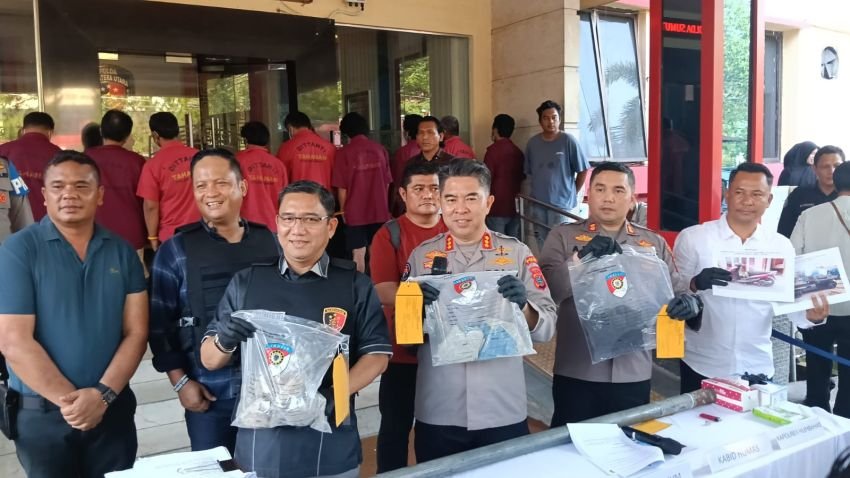 Serang dan Rusak Rumah Warga di Humbahas, Poldasu Tahan 10 Tersangka dan 14 di Polres Humbahas