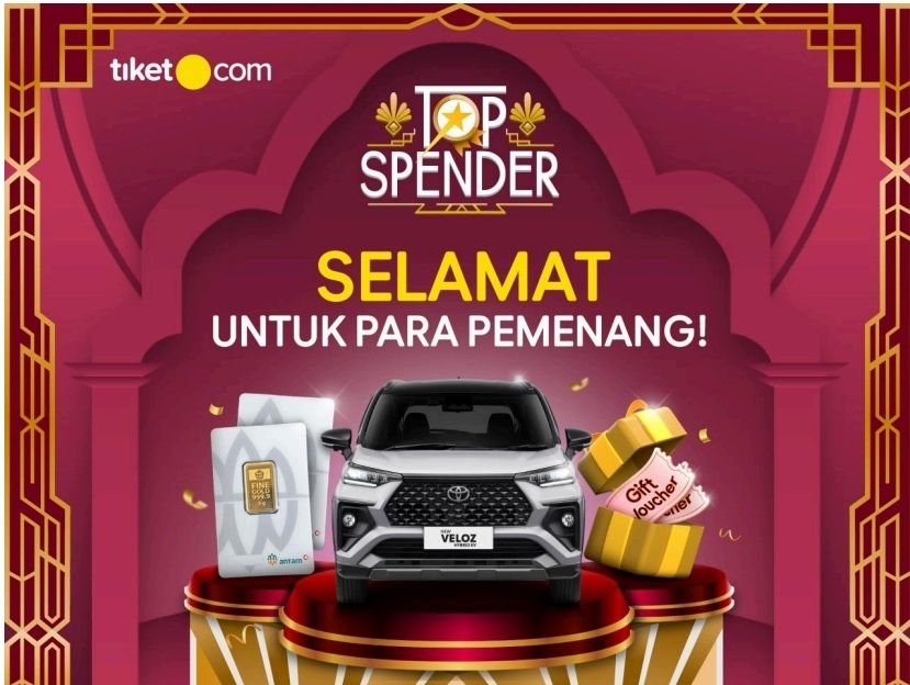 Berlibur Makin Cerdas, Pemenang tiket.com Top Spender 2026 Bawa Pulang Logam Mulia hingga Toyota Veloz Hybrid